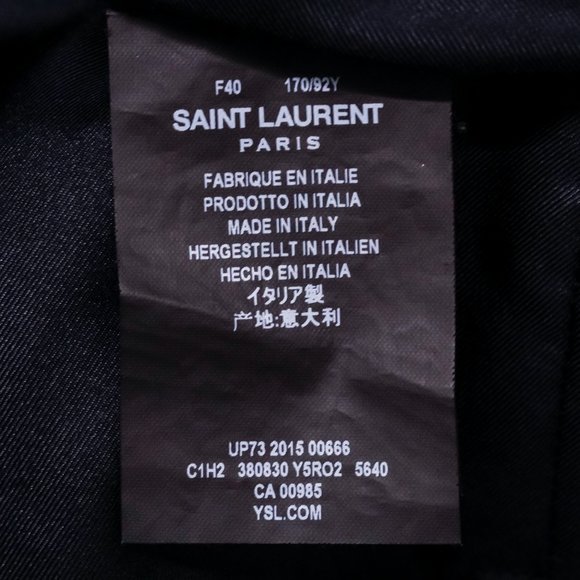 Saint Laurent Fringed Leopard Print Curtis Jacket - Picture 11 of 13